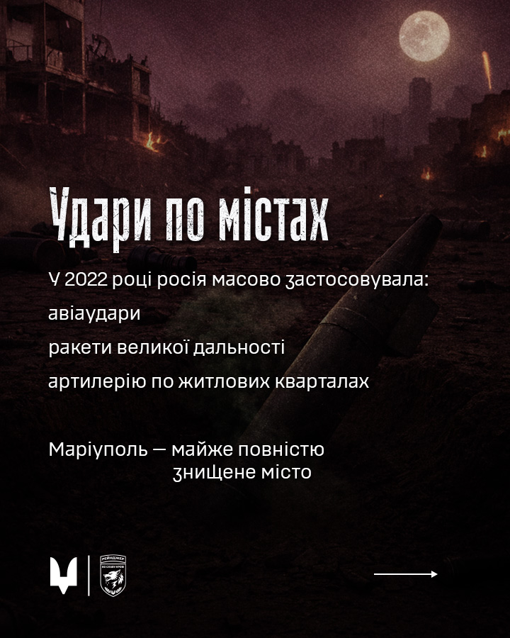 Удари по містах